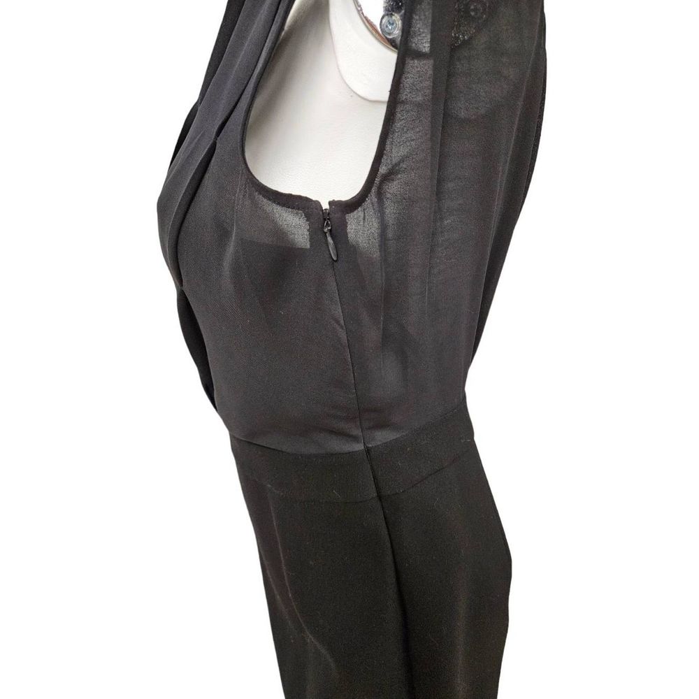 LOFT Black V Neck Shift Dress size 6 - Picture 7 of 10